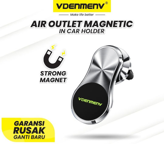 Ven-Dens Suport Auto pentru Telefon cu magnet Argint