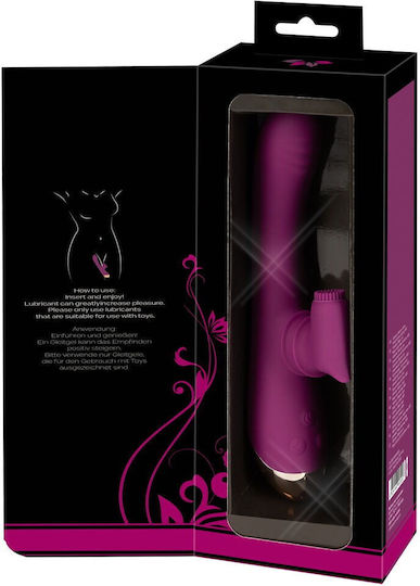 Javida 2 Function Δονητής Rabbit 22.3cm Λιλά