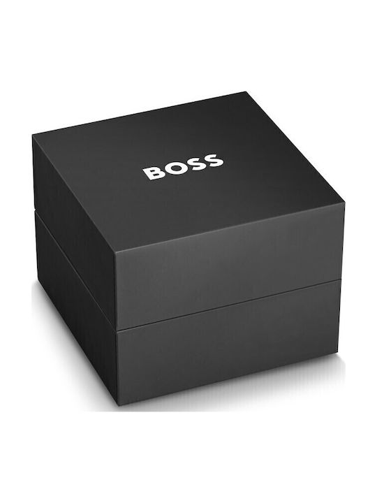 Boss Ρολόι Μπαταρίας με Μεταλλικό Μπρασελέ Boss Ρολόι Μπαταρίας με Μεταλλικό Μπρασελέ