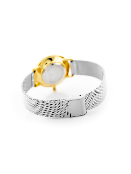 Perfect Women's Watch 50mm Battery with Stainless Steel Bracelet B7394 zp898b + Box