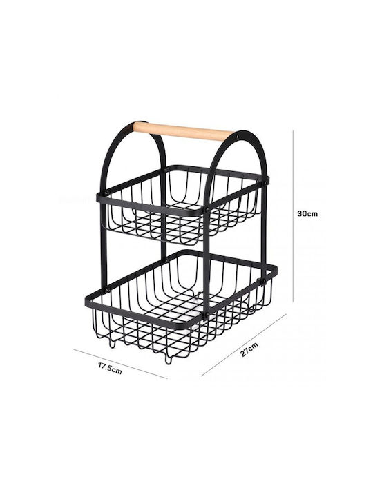 Elitehoff Obstschale Inox 2 Niveaus Bunt