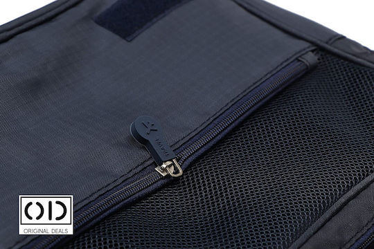 Organizator Pentru Cosmetice Cu Separatoare Albastru 42x24x9cm