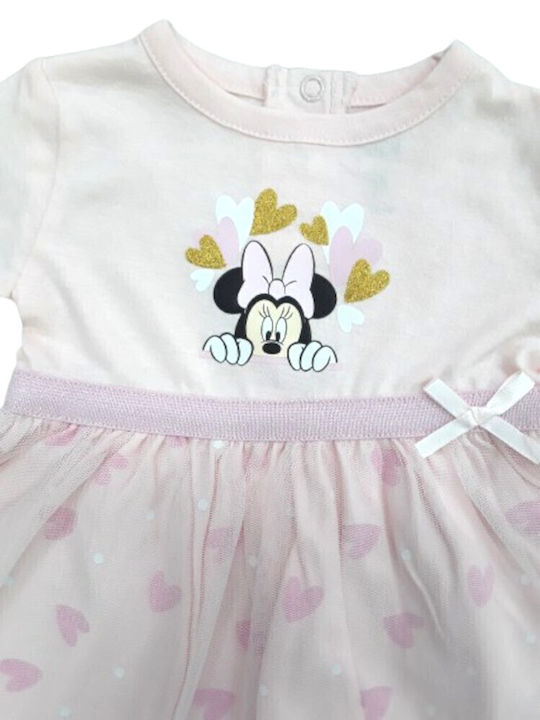 Disney Children's Dress Minnie Tulle Baby Pink