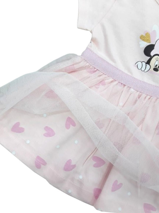 Minnie Children's Dress Tulle Baby Pink