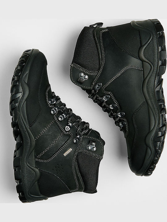 Leder Schwarz Herrenstiefel Anatomisch