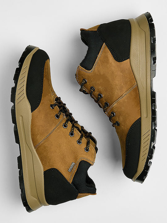 Leder Braun Herrenstiefel Wasserdicht Anatomisch