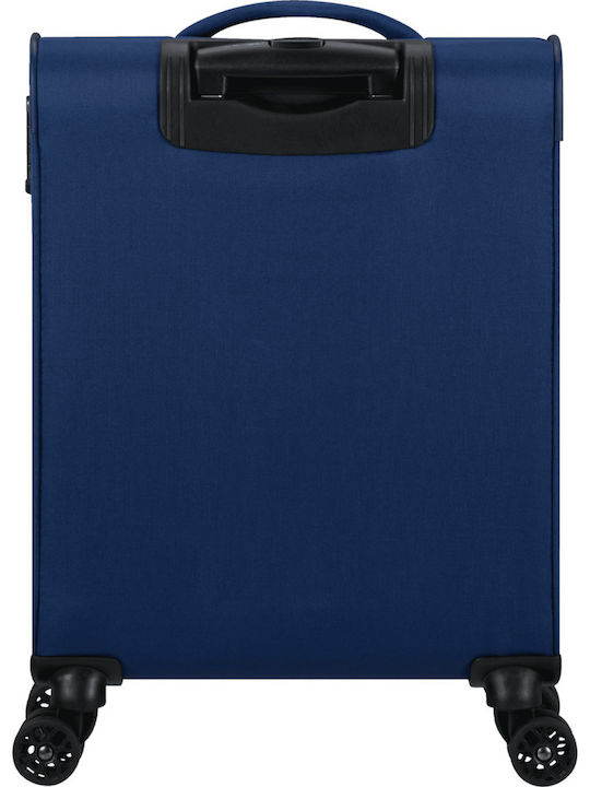 American Tourister Sea Seeker Cabin Travel Suitcase Fabric Compat Navy with 4 Wheels Height 55cm 146674-6636