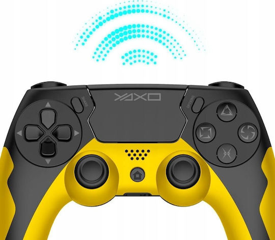 Yaxo Hornet Fury Wireless Gamepad pentru PC / PS4 Galben