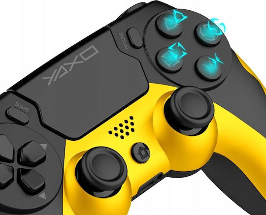 Yaxo Hornet Fury Wireless Gamepad pentru PC / PS4 Galben