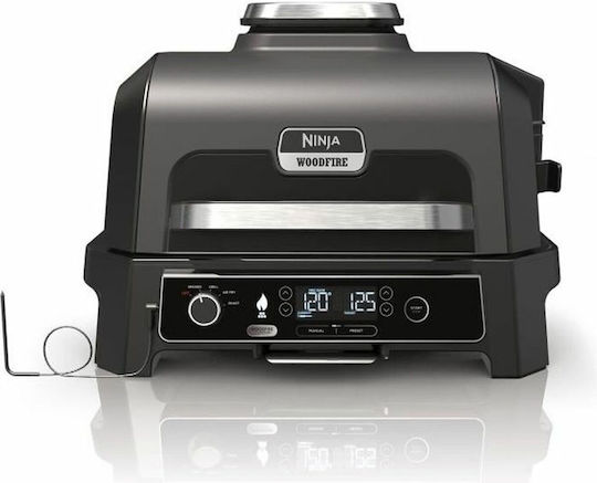 Ninja Tabletop Electric Grill Grill 2400W with Lid and Adjustable Thermostat 38cmx28cmcm