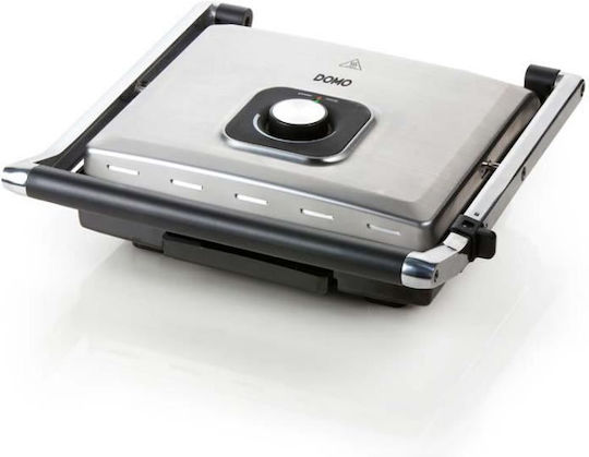 Domo Tabletop Grătar Electric Placă Striată 2000W Grătare electrice cu Capac 29.5bucx26.5buccm