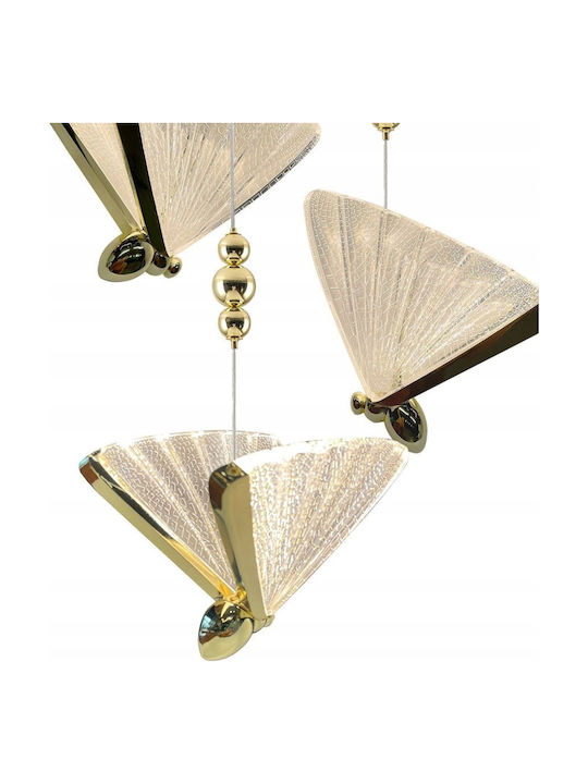 Light Prestige Κρεμαστό Φωτιστικό Ασημί LED