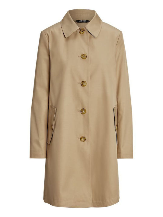 Damen Beige Mantel