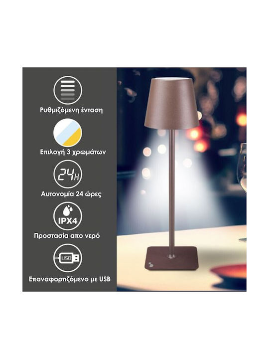 Beper Table Decorative Lamp LED Battery Brown