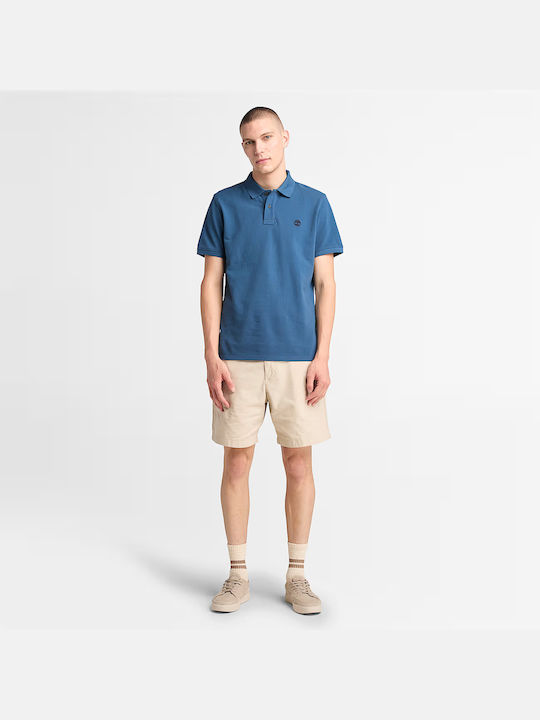 Timberland Millers River Pique Polo Blouse Raf Blue