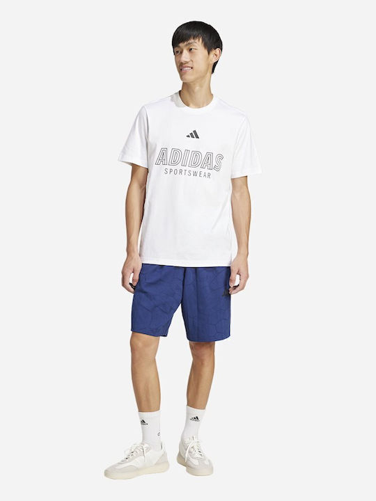 Tiro Linear Αθλητικό T-shirt Λευκό