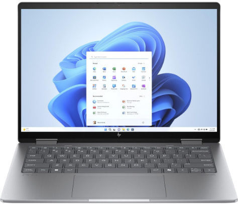 HP ENVY x360 14-fa0016nw 14 Zoll IPS Touchscreen 120Hz Ryzen 7-8840HS/16GB/512GB SSD/W11 Startseite Meteor Silber (US Tastatursprache)