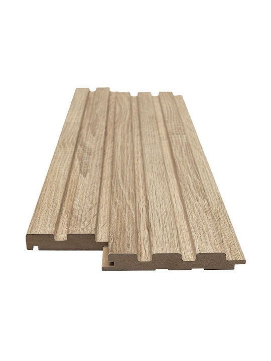 3D Πάνελ Τοίχου από MDF με Κόλλα Μπεζ