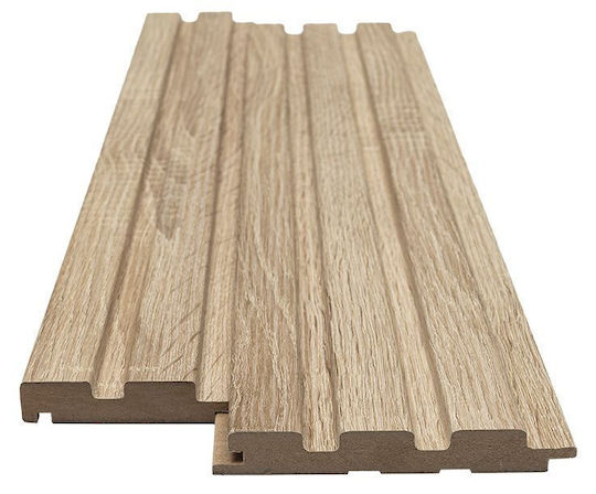 3D Πάνελ Τοίχου από MDF με Κόλλα Μπεζ