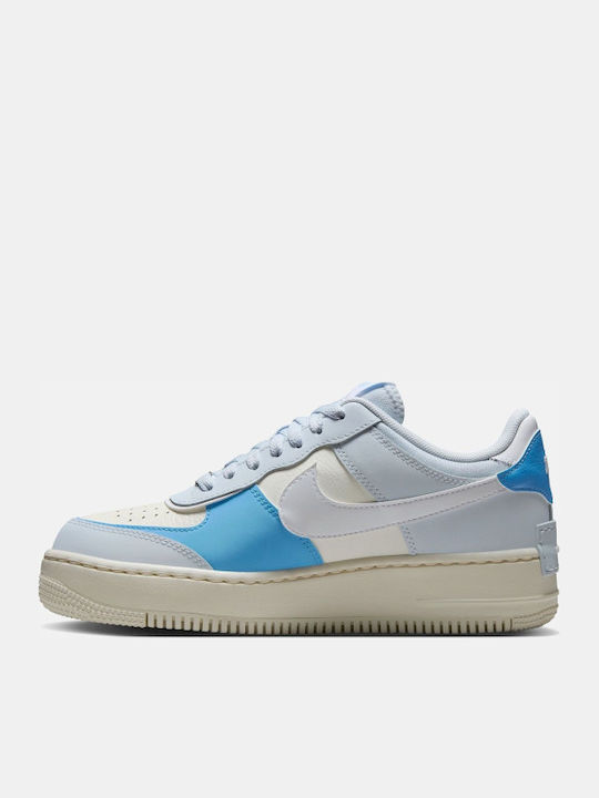 Air Force 1 Shadow Damen Flatforms Sneakers Weiß