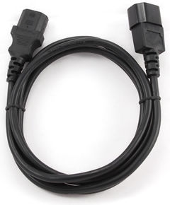 Cablexpert Stromverlängerungskabel IEC 60320 C14 auf IEC 60320 C13 1,8 m