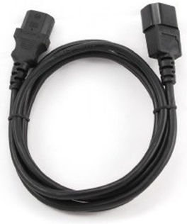 Cablexpert Stromverlängerungskabel IEC 60320 C14 auf IEC 60320 C13 1,8 m