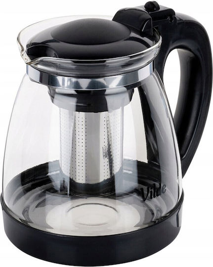Vilde Vilde Glass Transparent Teapot with Filter 2000ml