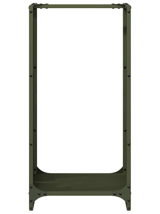 vidaXL Ξύλινο Ράφι Αποθήκευσης Ξύλων 40x30x80cm Πράσινο