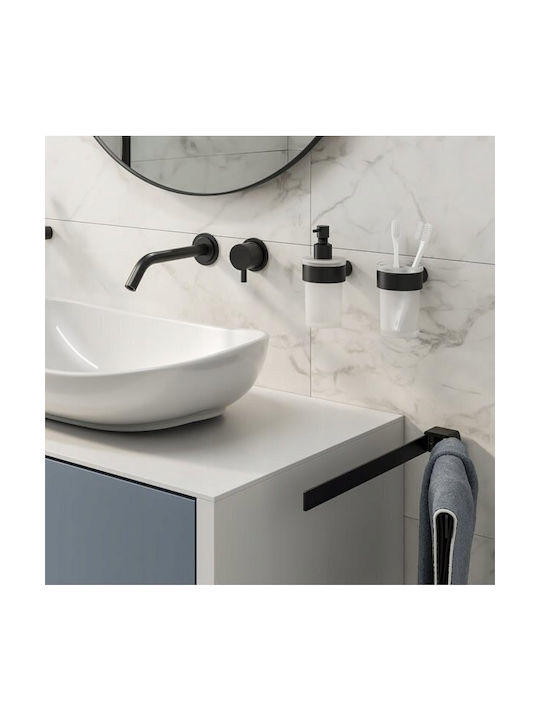 Gedy PI81 Dispenser Γυάλινο Μαύρο 125ml