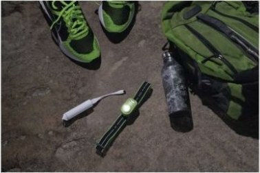 GP Batteries Rechargeable Headlamp LED IPX6 with Maximum Brightness 500lm Green
