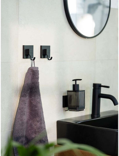 Wenko Επιτοίχιο Dispenser Πλαστικό Μαύρο 340ml