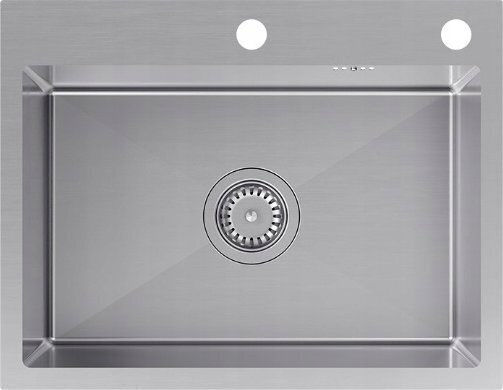 Quadron Chiuvetă încastrată din granit sintetic M58xL45cm Negru
