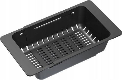 Quadron Chiuvetă încastrată din granit sintetic M58xL45cm Negru