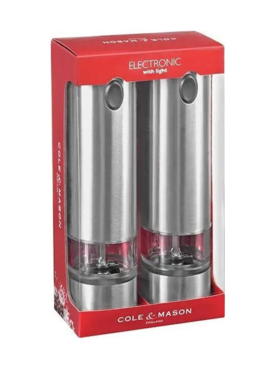 Cole & Mason Χειροκίνητος Μύλος Πιπεριού Inox σε Γκρι Χρώμα