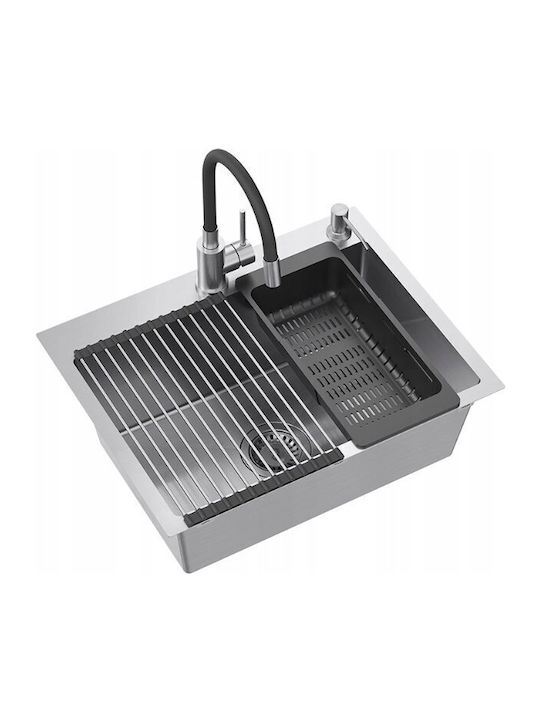 Quadron Drop-In Мивка от Синтетичен Гранит Ш58xД45см