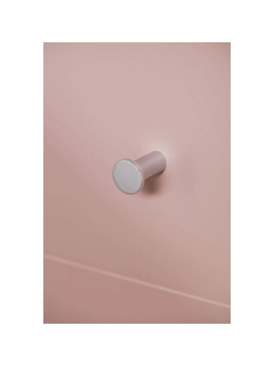 KFA Single Wall-Mounted Bathroom Rail Inox Silver