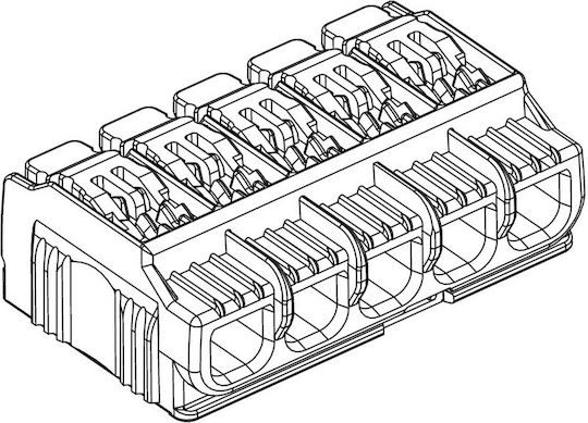 Κλέμα Ταχείας Αυτόματης Σύνδεσης 5χ0.2-4.0 Mm2 Obo Bettermann