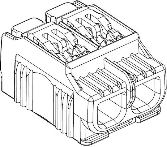 Κλέμα Ταχείας Αυτόματης Σύνδεσης 2χ0.2-4.0 Mm2 Obo Bettermann