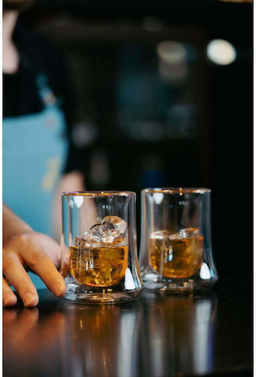 Vialli Design Σετ Ποτήρια Κοκτέιλ/Ποτού από Γυαλί 240ml 2τμχ