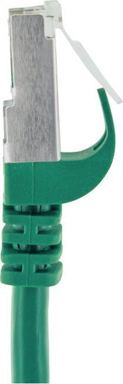 Schwaiger S/FTP Cat.6 Gigabit Network Cable Ethernet 1m Green