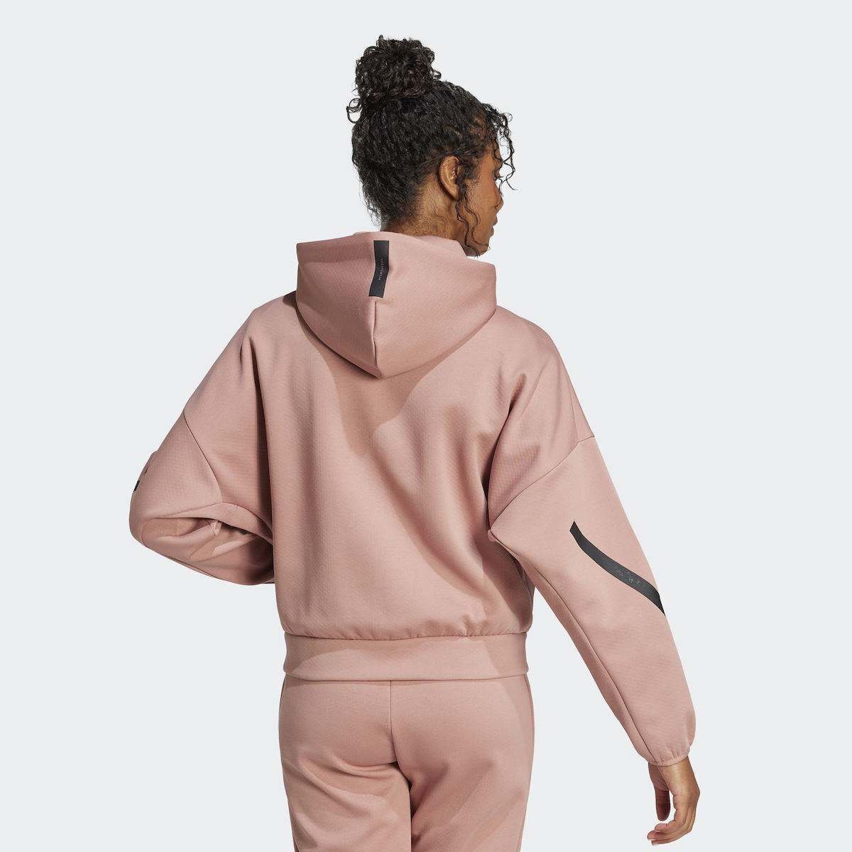 adidas Z.N.E. Jachetă hanorac pentru femei Cu glugă Roz JC5394