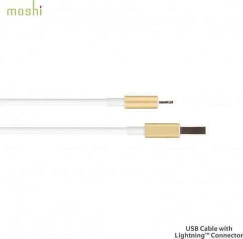 Moshi USB-A to Lightning Cable Λευκό 1m