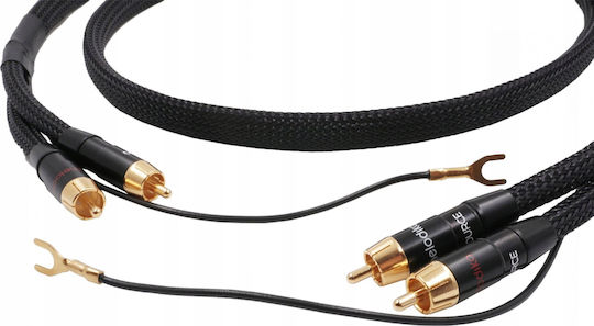 Melodika Кабел 2x RCA мъжки - 2x RCA мъжки 2м MDPHD20
