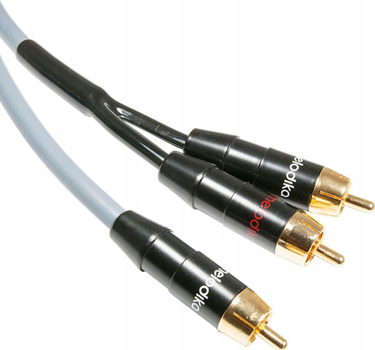 Melodika Кабел RCA мъжки - RCA мъжки 12м MDSWY120G