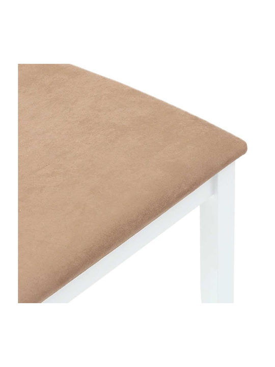 Dining Room Wooden Chair White 41x48.5x101cm 2pcs