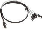 InLine SAS / Mini SAS - SAS Cable 100cm Λευκό (27620B)