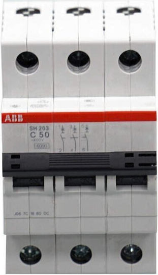 Sourcing Mini-Leistungsschalter SH203-C50A 3P 6kA