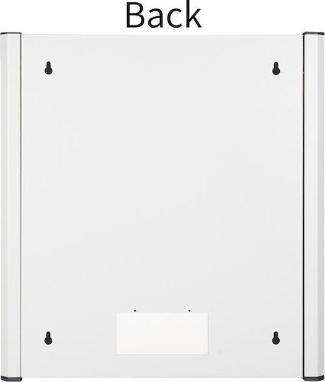 Lanview Montat pe perete Cabină Rack 12U 60x56x64.5cm Alb