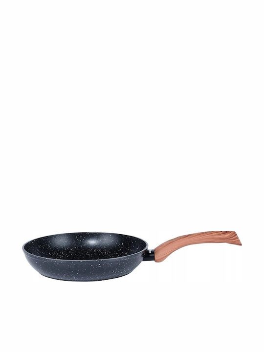 Vilde Non-Stick Pan Interior Coating Granite Granitica 24cm Black