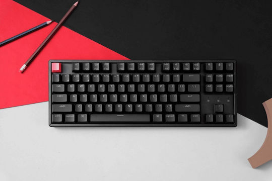 Keychron K8 V2 Wireless Gaming Mechanical Keyboard Tenkeyless with Keychron Super Brown switches and RGB lighting (English US) Aluminum Frame